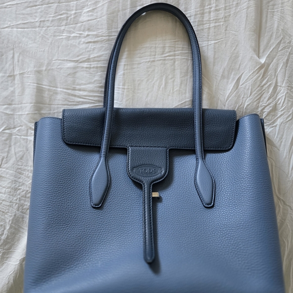 Tod's Handbags - Tod's Blue Leather Women's Bag